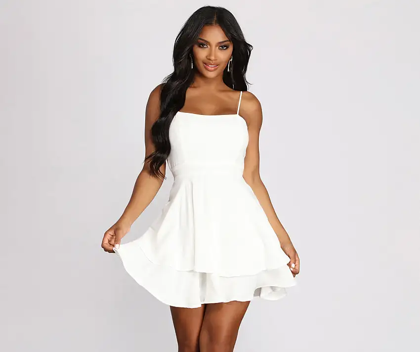 Flirty Vibes Skater Dress