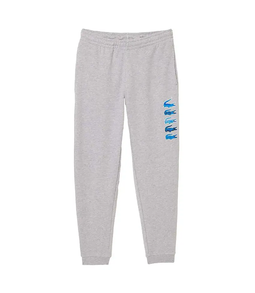 Mens Iconic Jogging Bottoms Grey Lacoste