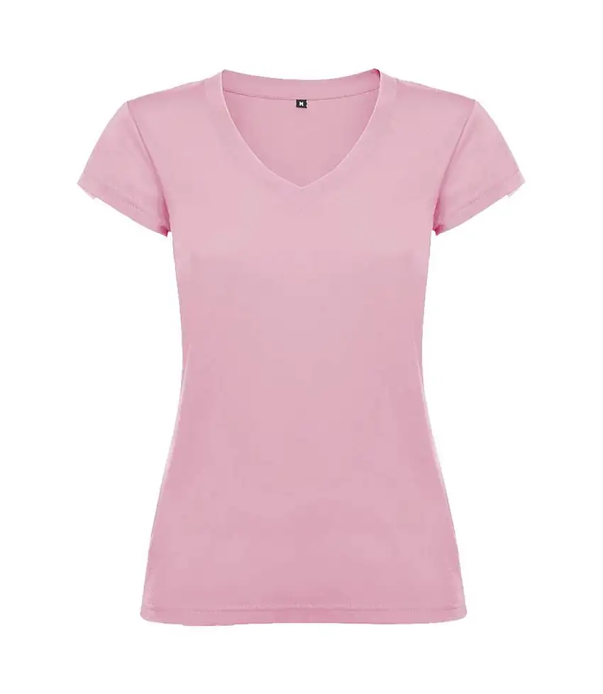 Womens/ladies Victoria T-shirt Light Pink Roly
