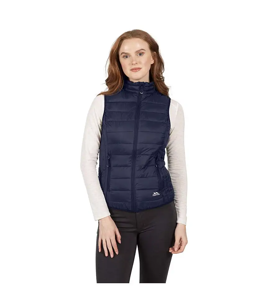 Womens/ladies Teeley Packaway Gilet Navy Trespass