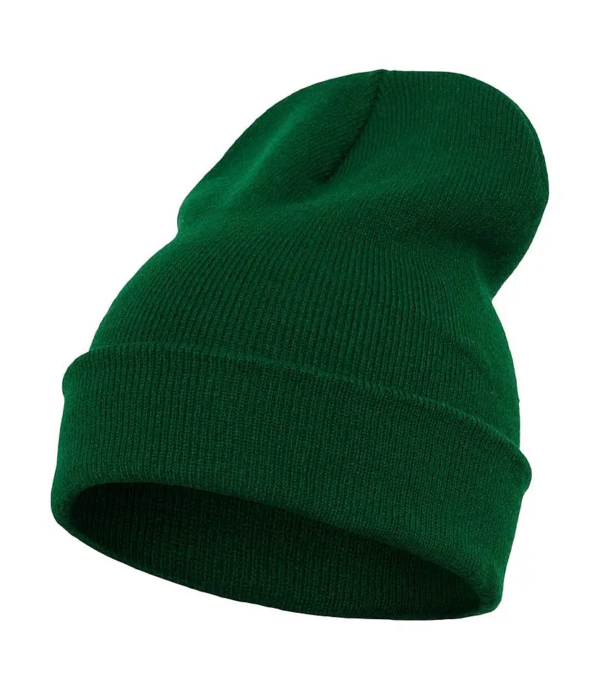 Flexfit Unisex Heavyweight Long Beanie Winter Hat Spruce Green Yupoong