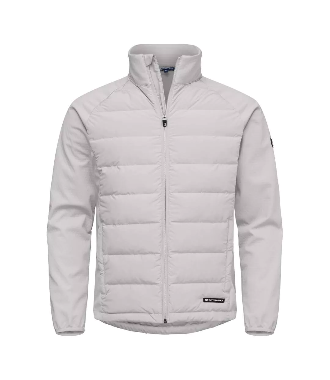 Mens Oak Harbor Padded Jacket Silver Cutter & Buck