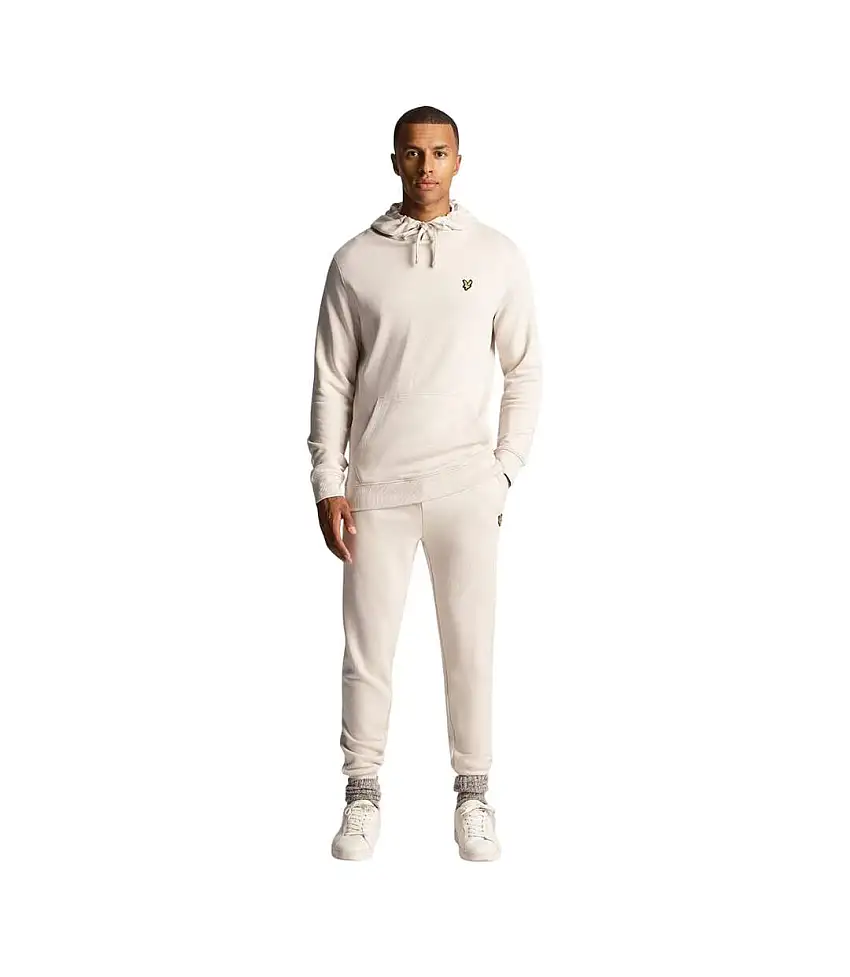 Mens Skinny Jogging Bottoms White Lyle & Scott
