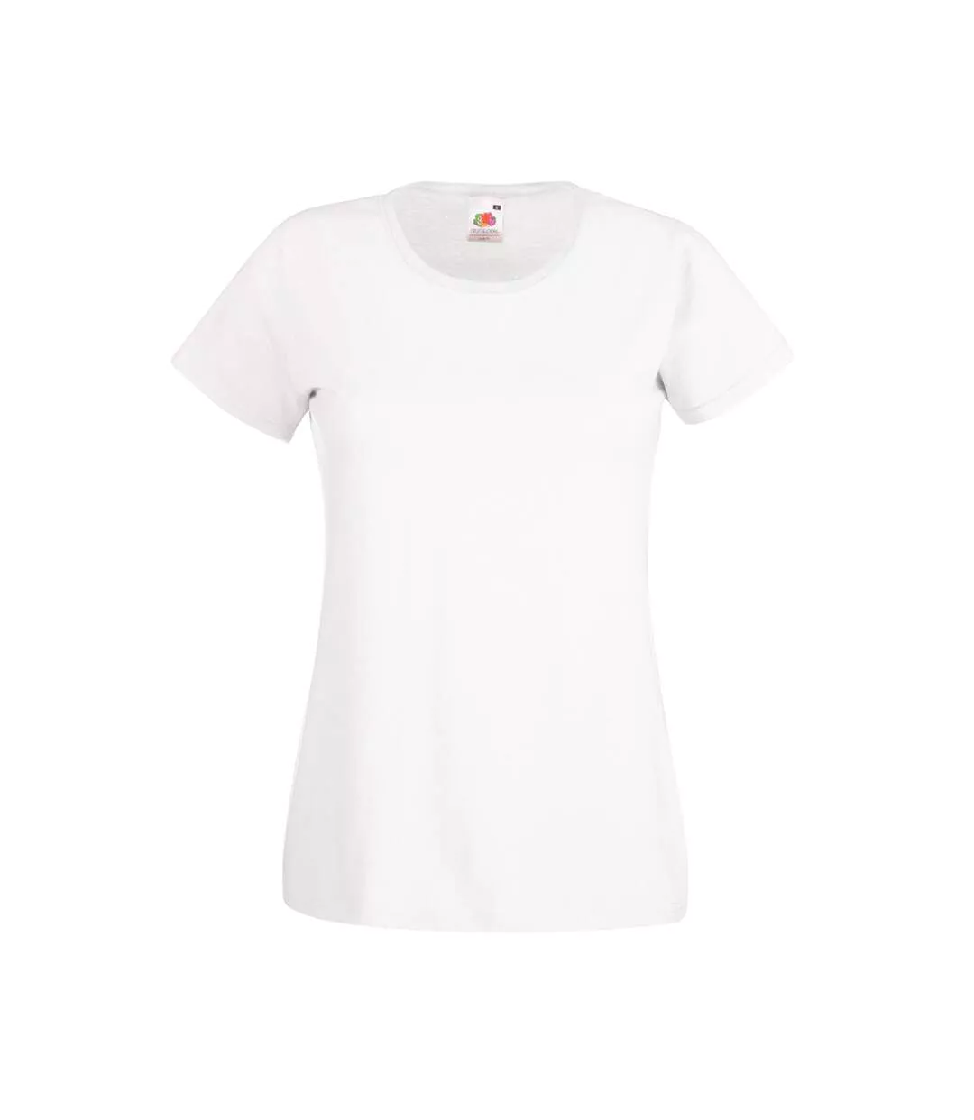 Womens/Ladies Value Fitted Short Sleeve Casual T-Shirt (Snow) - UTBC3901