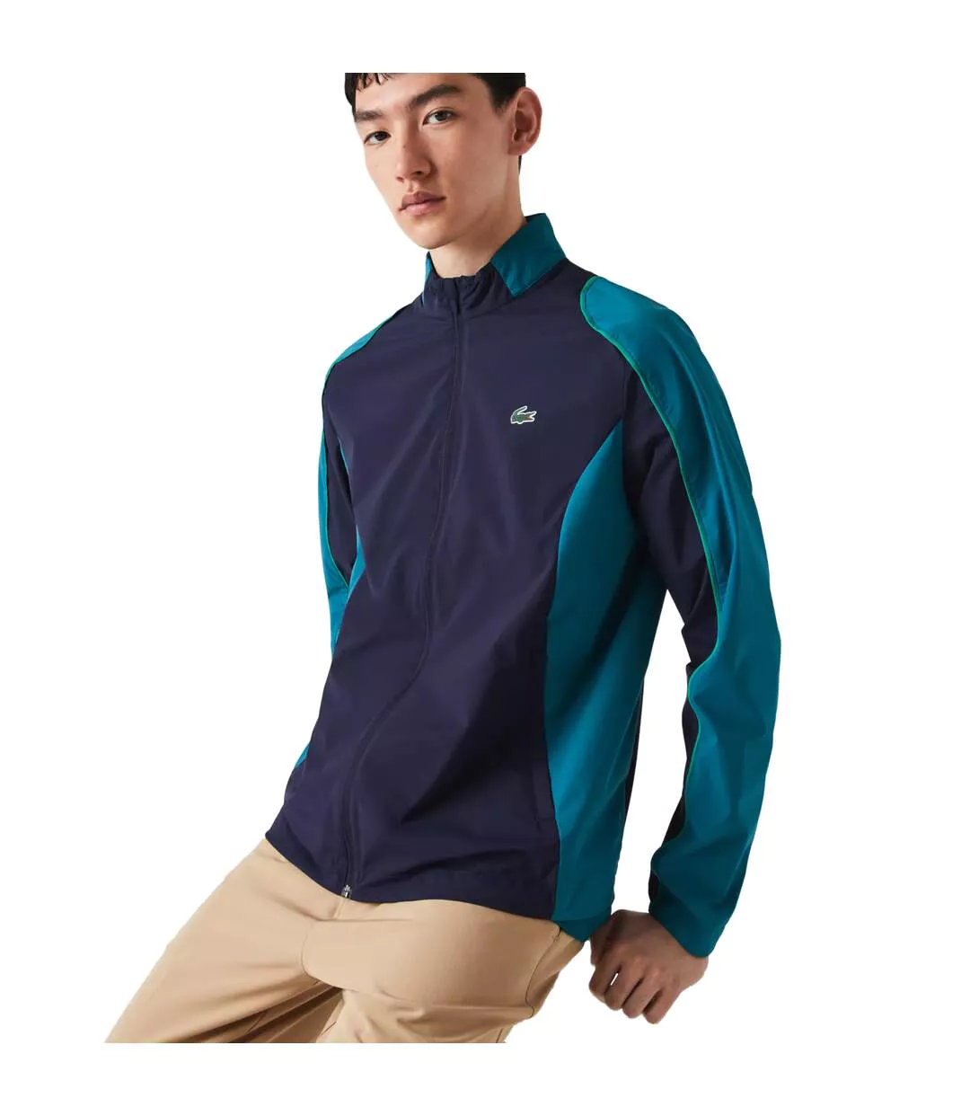 Mens Collapsible Sports Golf Jacket Navy Lacoste