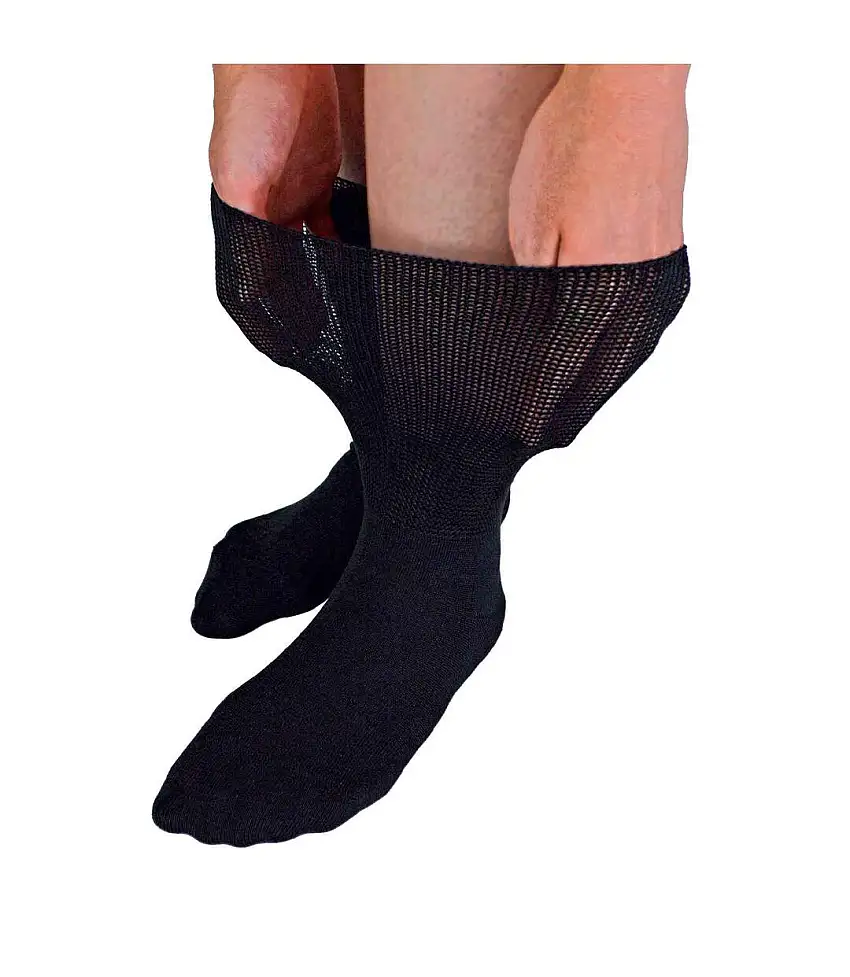 1 Pack Extra Wide Bamboo Oedema Socks