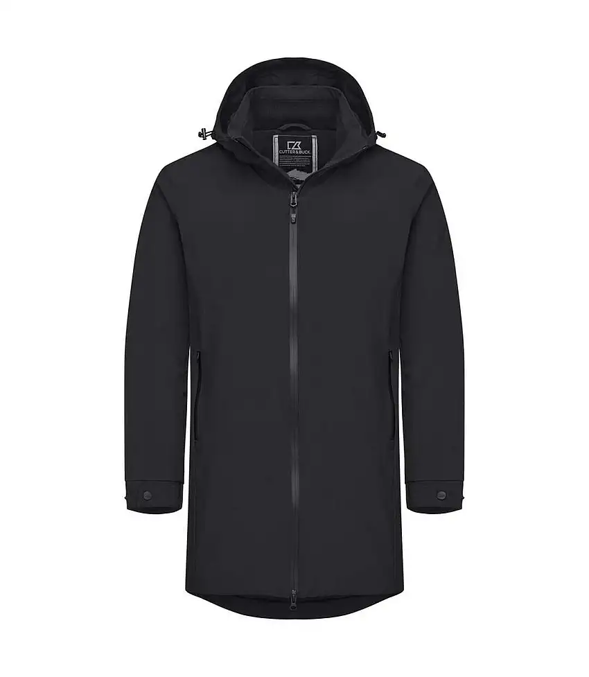 Mens Wedderburn Waterproof Jacket Black Cutter & Buck