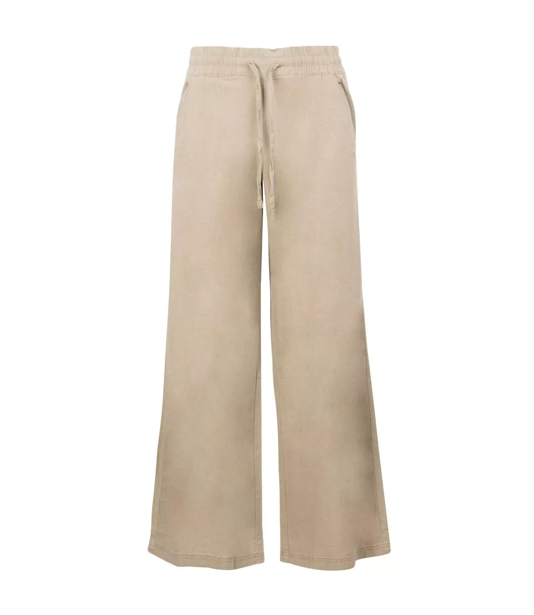 Womens/ladies Zinny Wide Leg Trousers Dark Mushroom Trespass