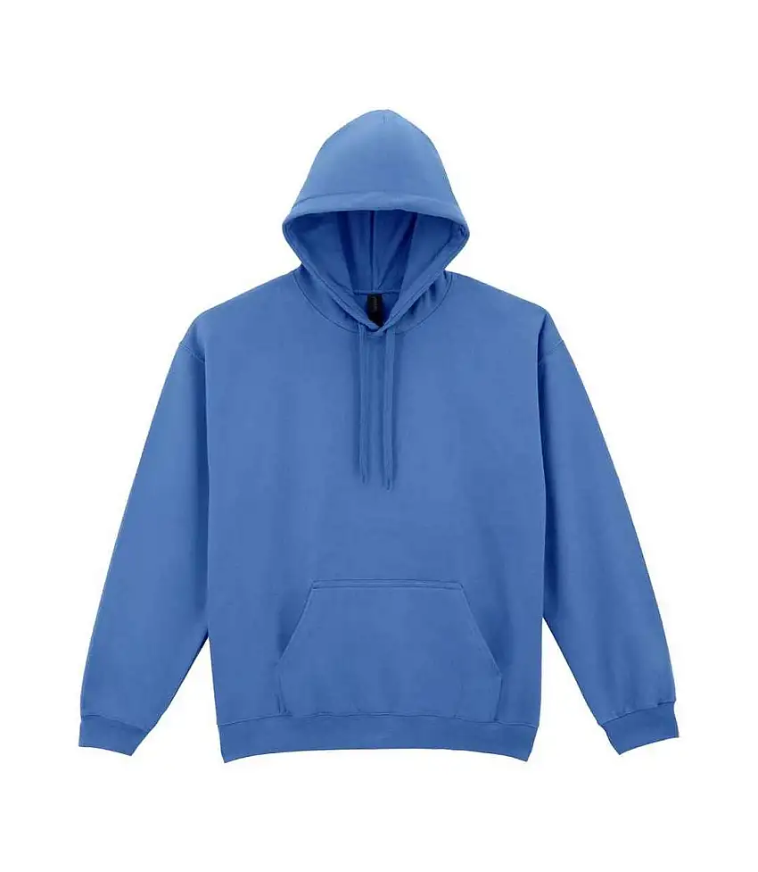 Mens Midweight Soft Touch Hoodie Carolina Blue Gildan