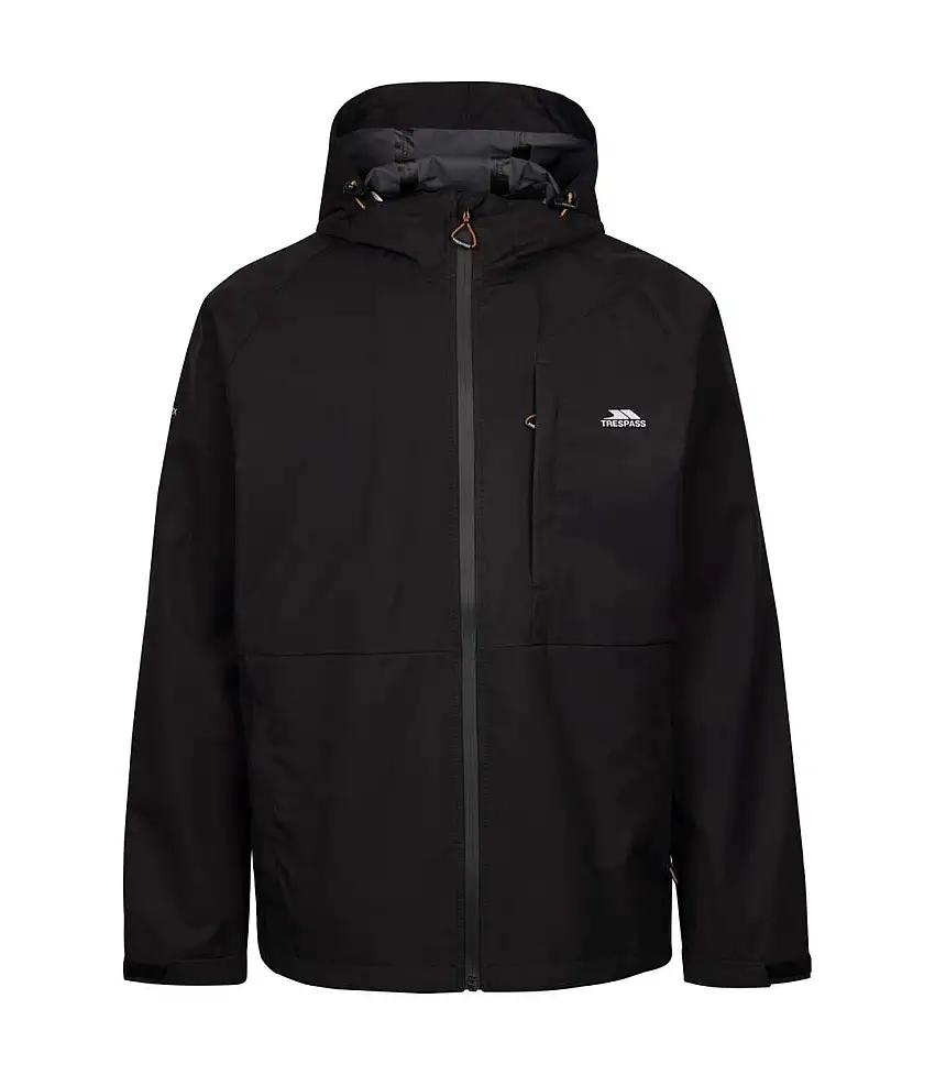 Mens Ferryhill Waterproof Jacket Black Trespass