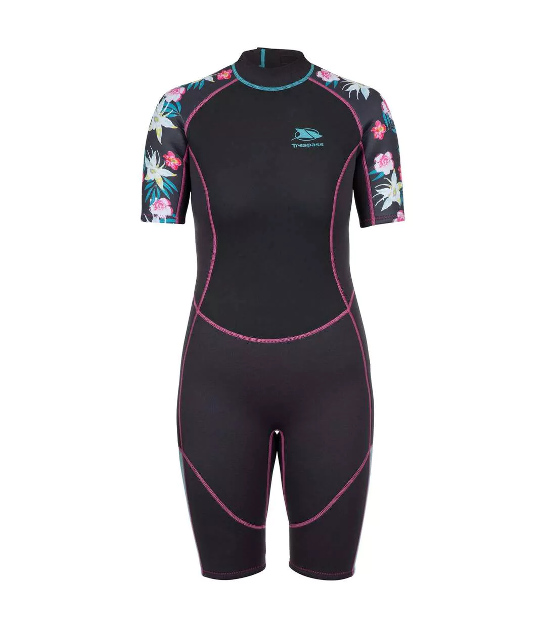 Womens/ladies Sonar Wetsuit Dark Grey Trespass