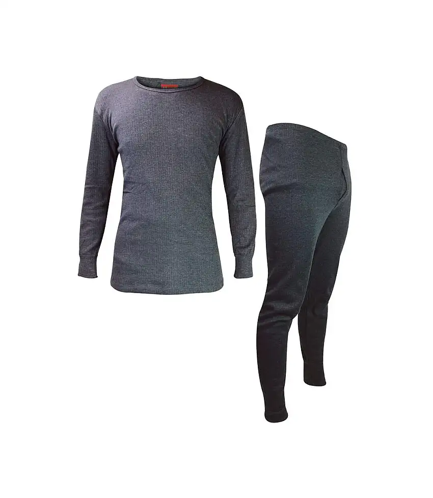 Winter Men's Thermal Underwear Set: Top and Long Johns