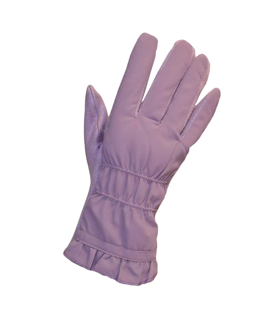 Womens/ladies Touchscreen Gloves Lilac Handy Glove