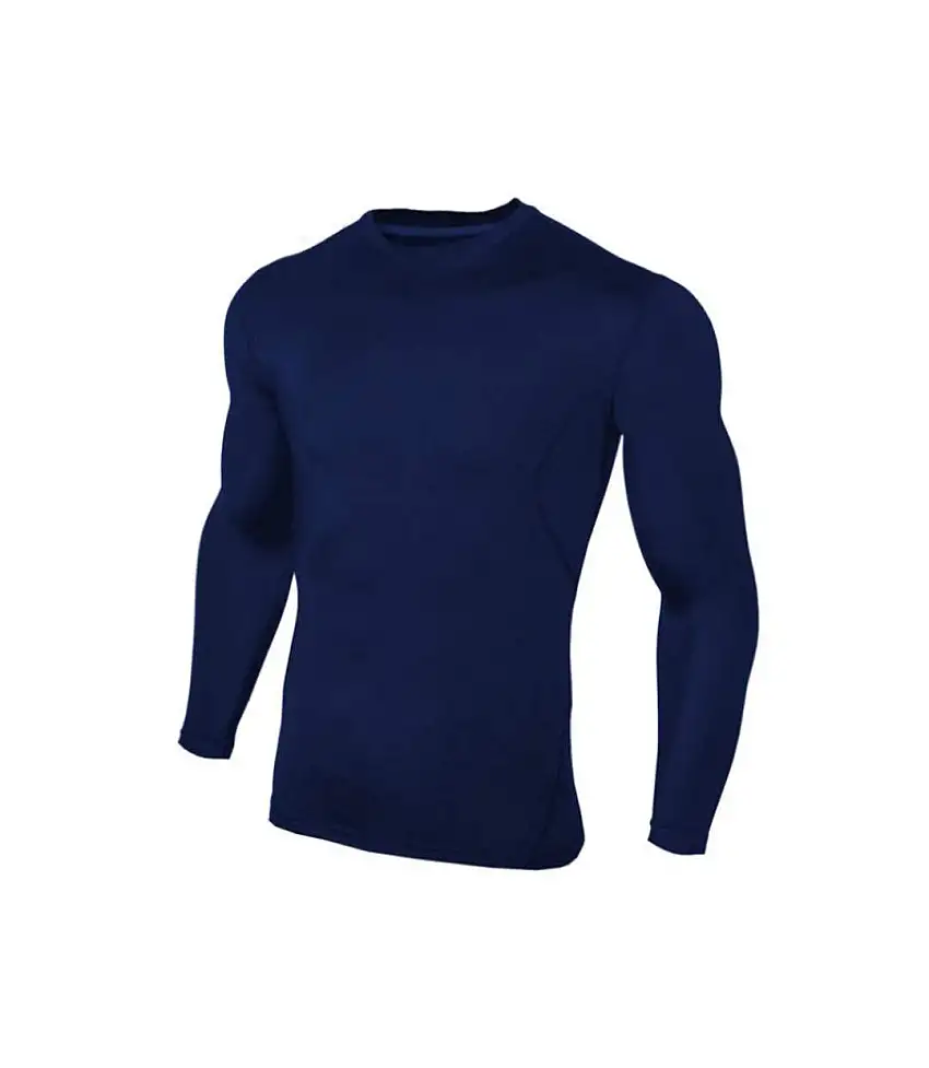 Mens Long-sleeved Base Layer Top Navy Carta Sport