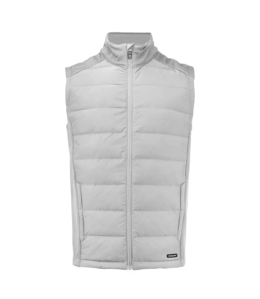 Mens Oak Harbor Body Warmer Silver Cutter & Buck