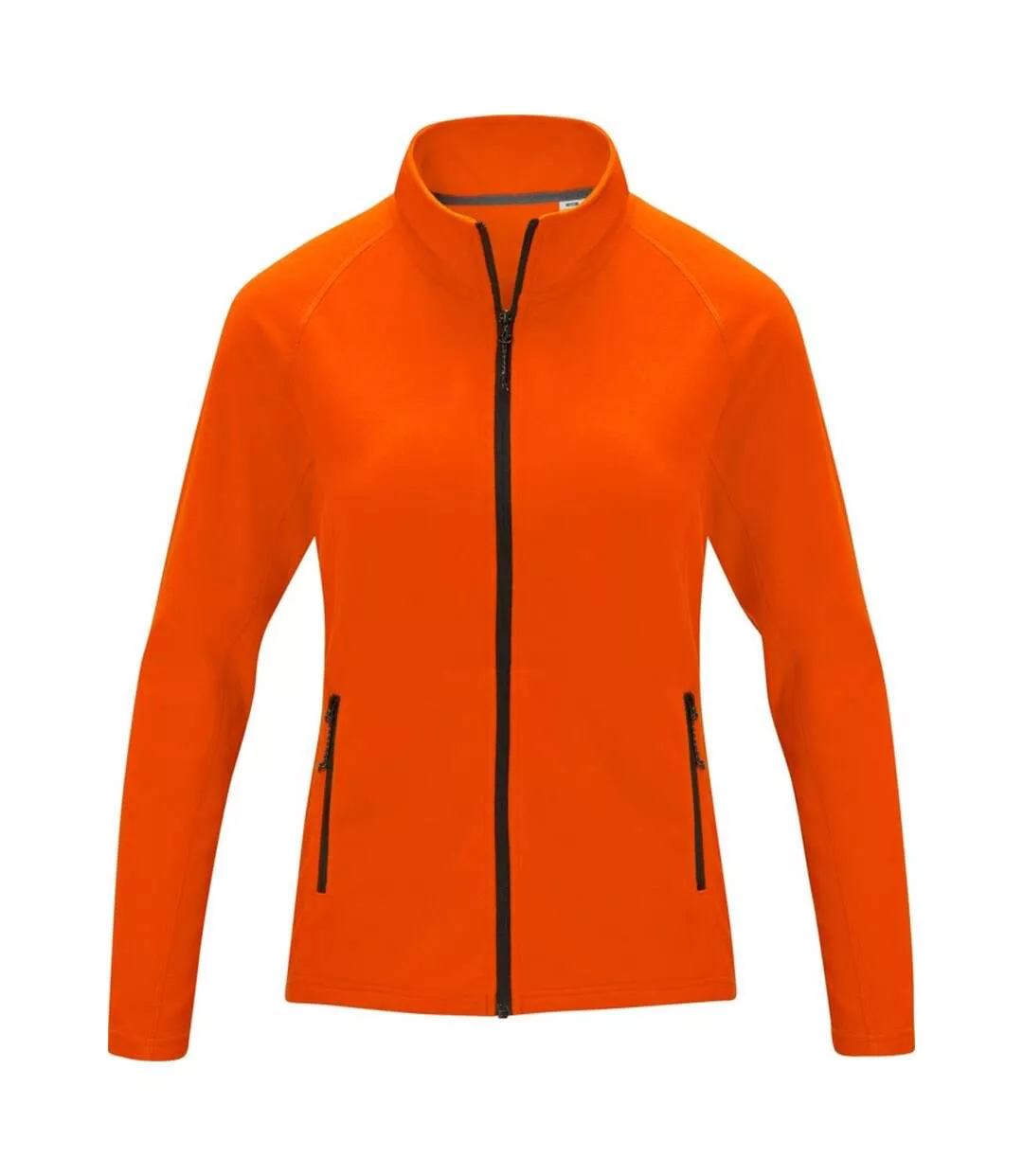 Womens/ladies Zelus Fleece Jacket Orange Elevate Essentials