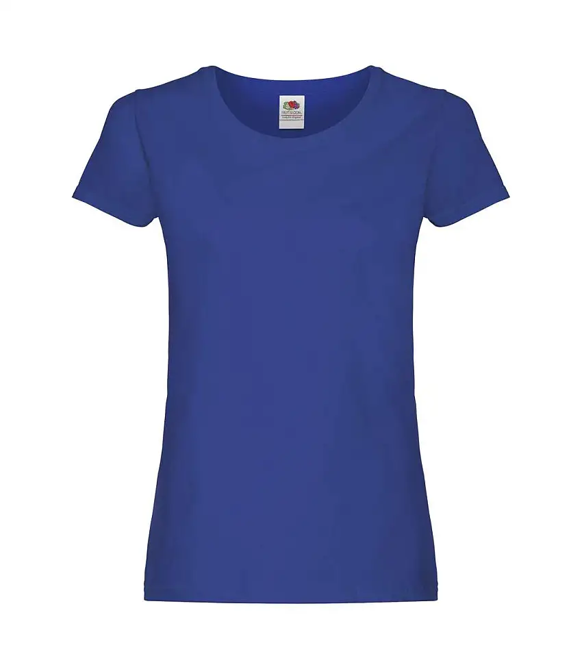 Womens/ladies T-shirt Royal Blue Fruit Of The Loom