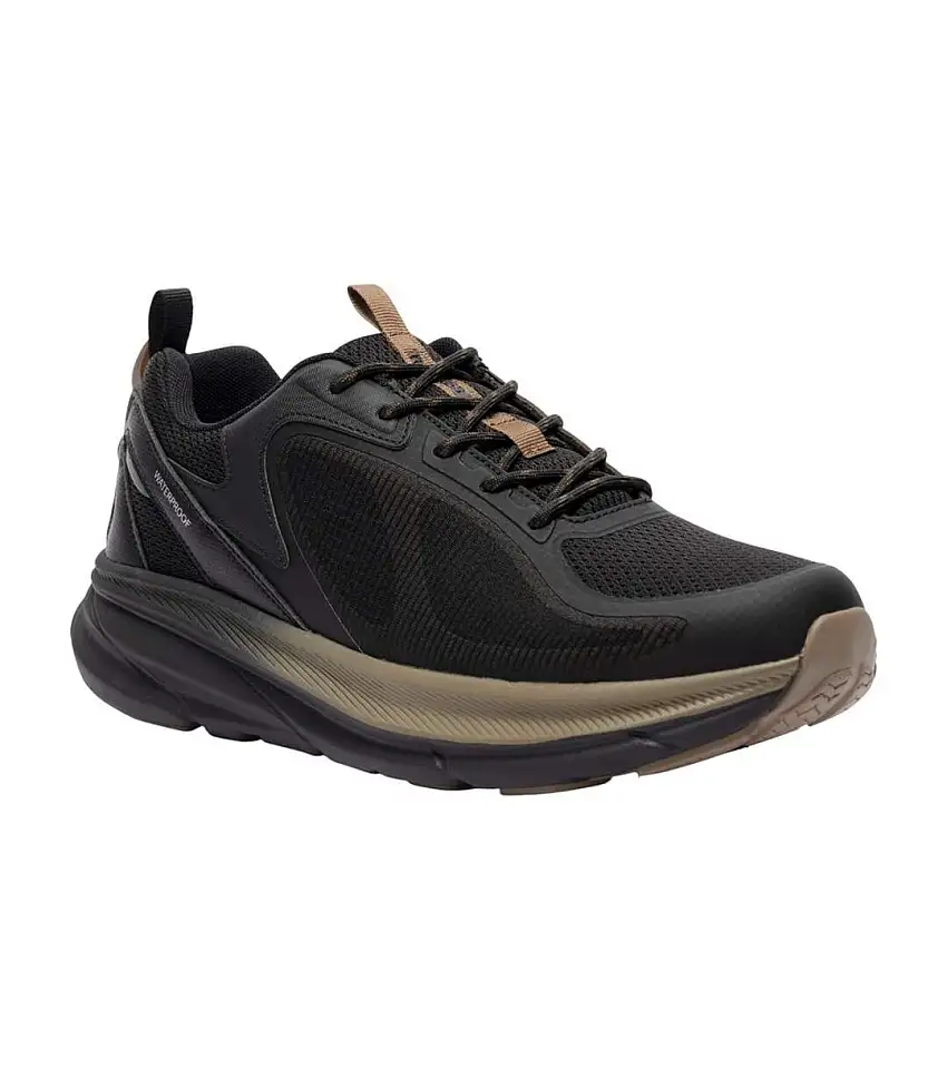 Mens Carver Waterproof Trainers Black Trespass