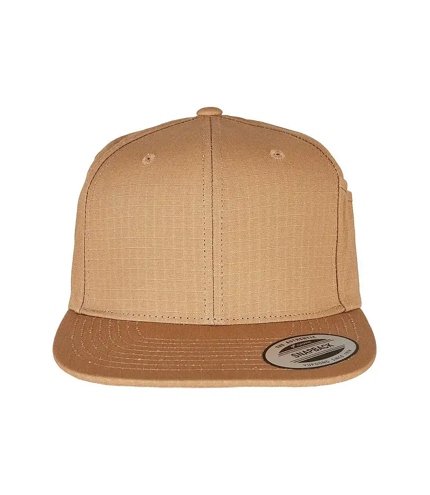 Unisex Adult Flexfit Snapback Cap Ocher Yupoong