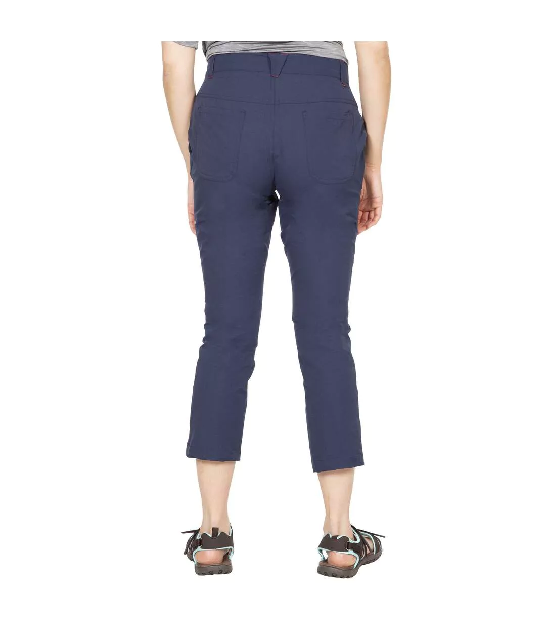 Womens/ladies Zulu Cropped Trousers Navy Trespass