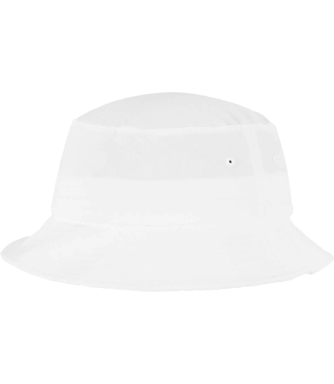 Flexfit By Adults Unisex Cotton Twill Bucket Hat White Yupoong