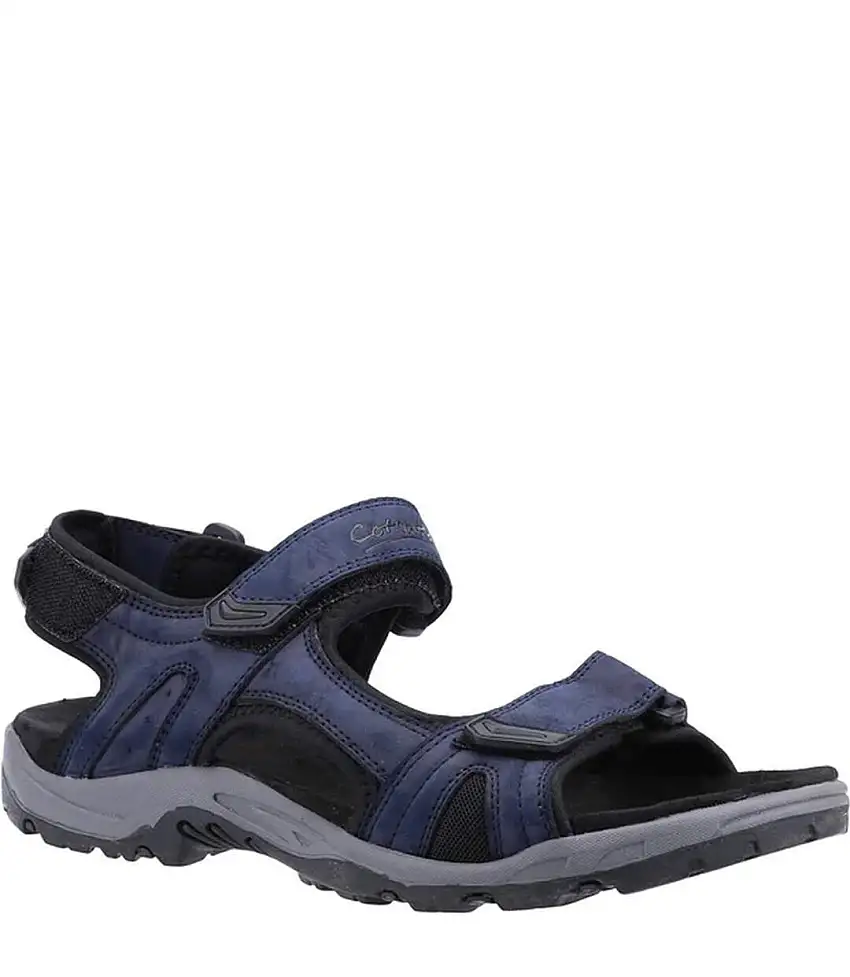 Mens Shilton Recycled Sandals Navy Cotswold