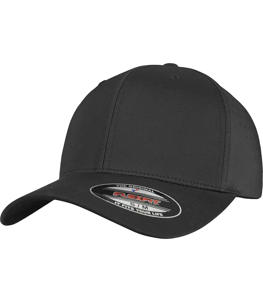 Flexfit By Perforated Cap Black Yupoong