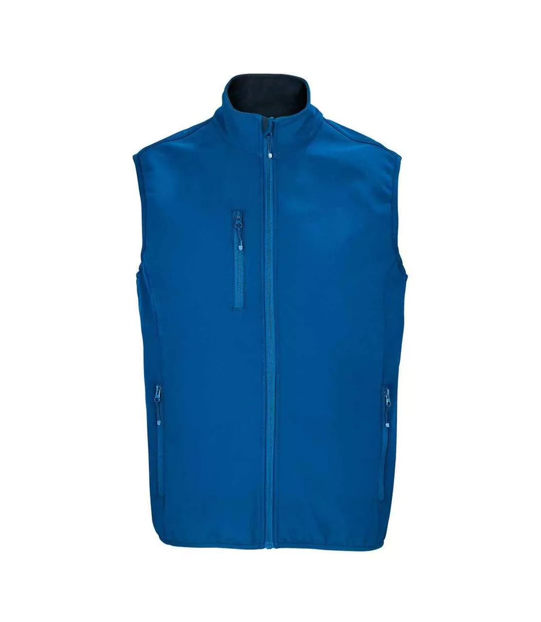 Mens Falcon Softshell Recycled Body Warmer Royal Blue SOLS