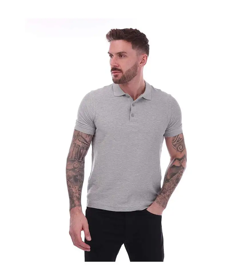 Mens Cove Polo Shirt Grey Marl Farah