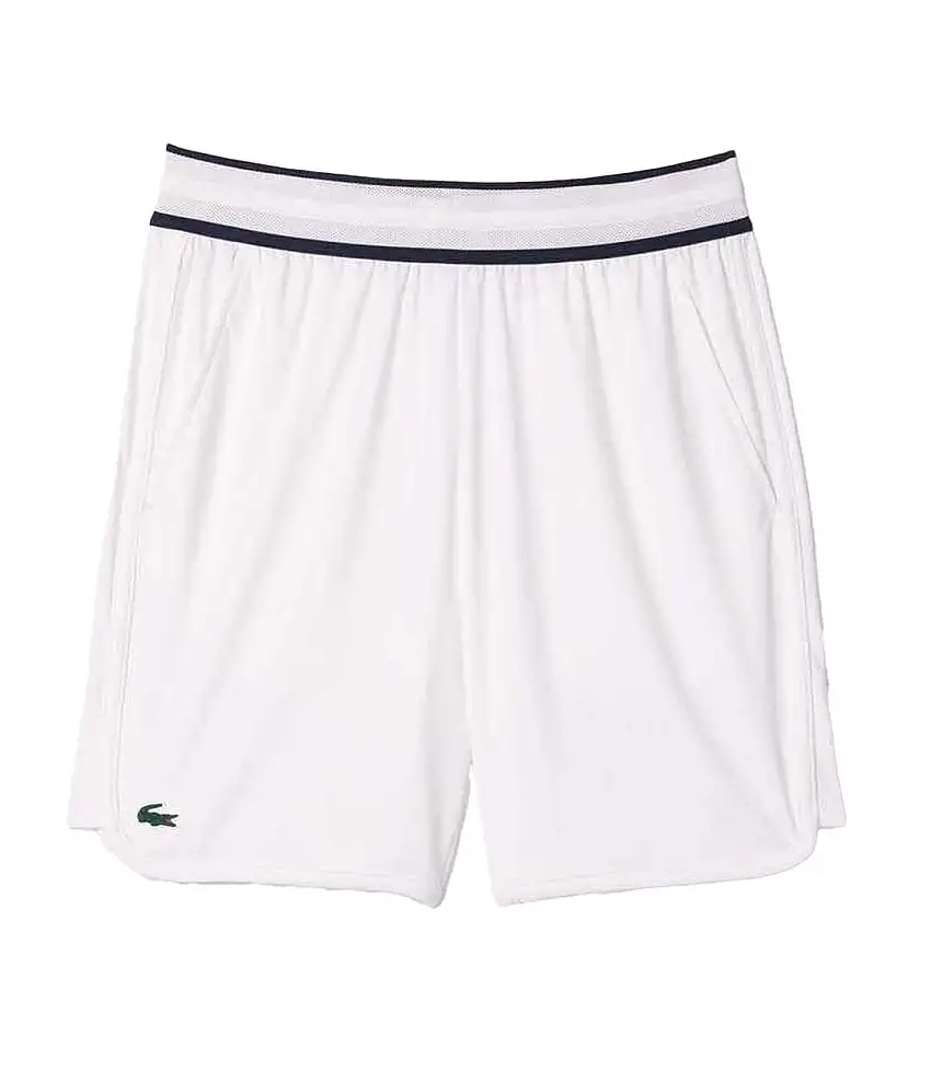 Mens Daniil Medvedev Tennis Shorts White Lacoste