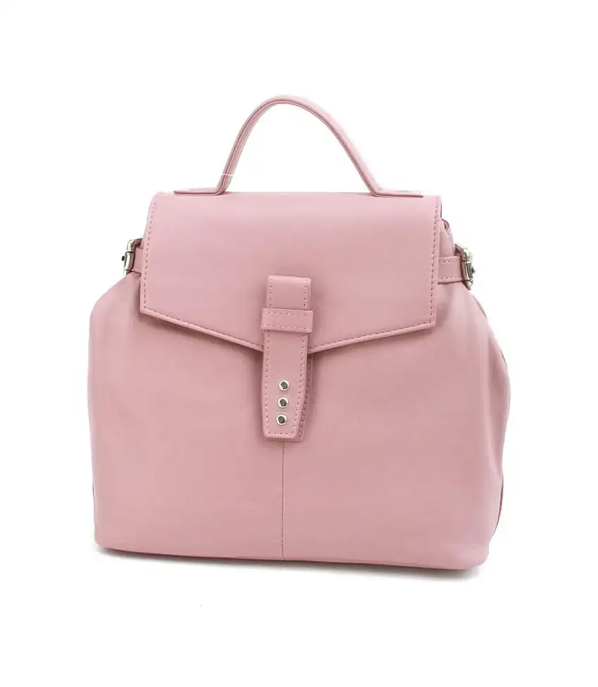 Womens/ladies Noa Leather Handbag One Size Blush Eastern Counties Leather