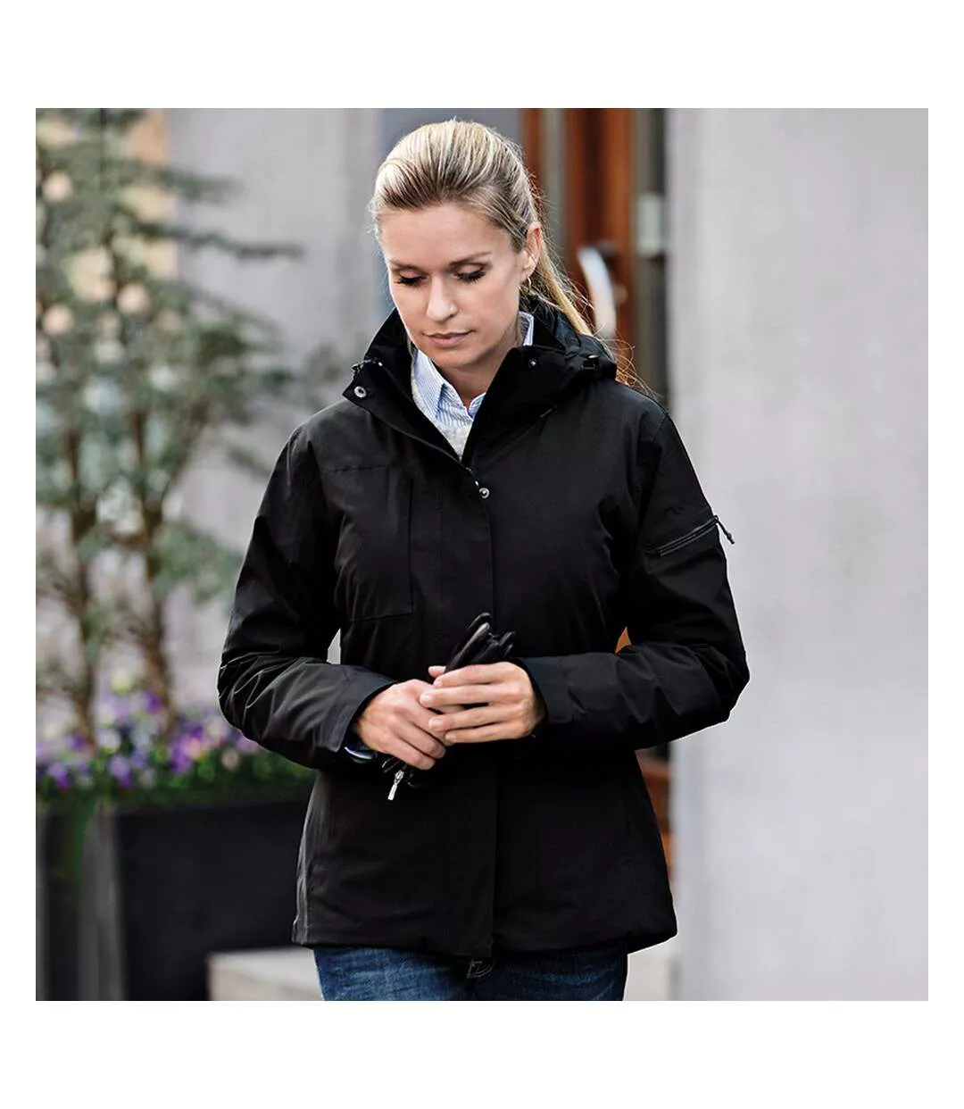 Womens/ladies Whitestone Jacket Black Nimbus