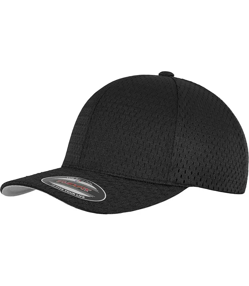 Flexfit By Flexfit Athletic Mesh Cap Black Yupoong
