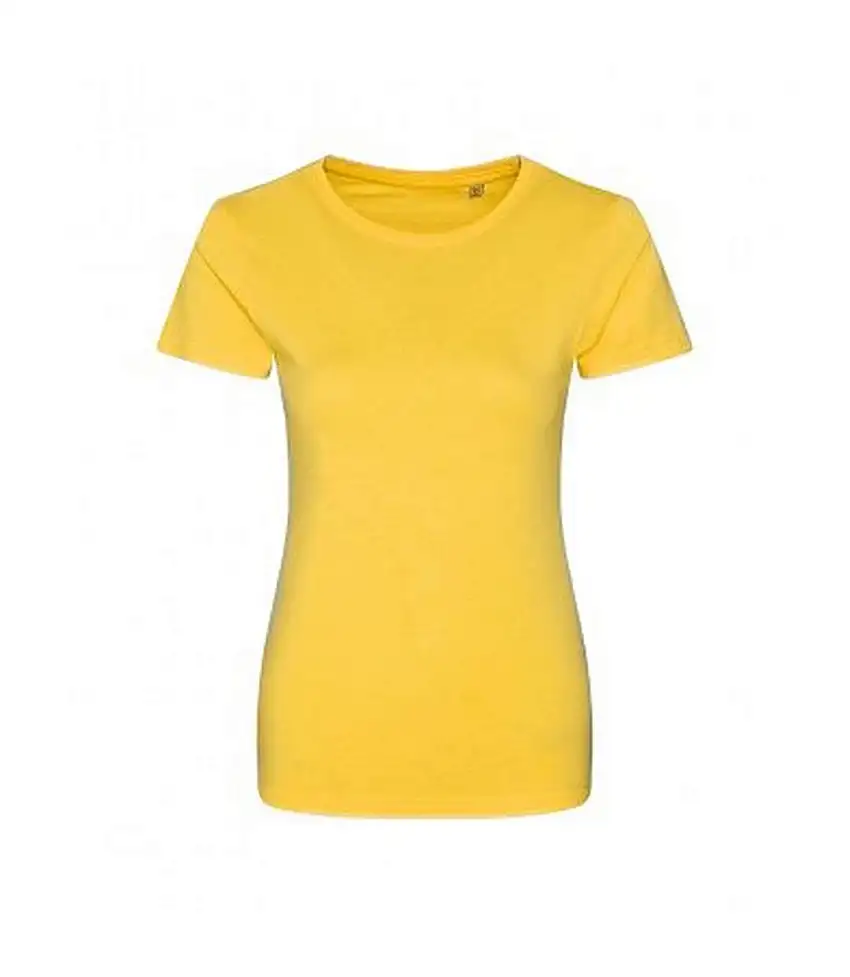 Ecologie Womens/Ladies Organic Cascades T-Shirt (Sun Yellow) - UTPC3191