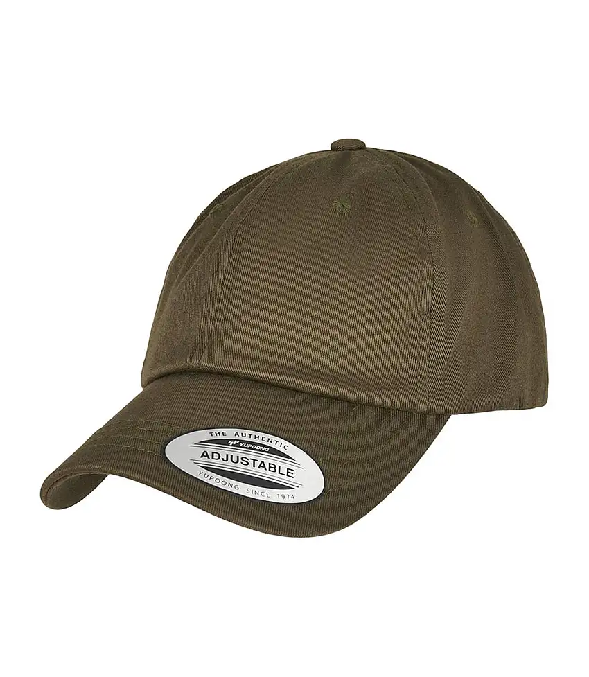 Flexfit By Low Profile Organic Cotton Cap Burnt Olive Yupoong