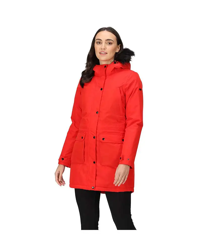 Womens/ladies Voltera Heated Waterproof Jacket Code Red Regatta