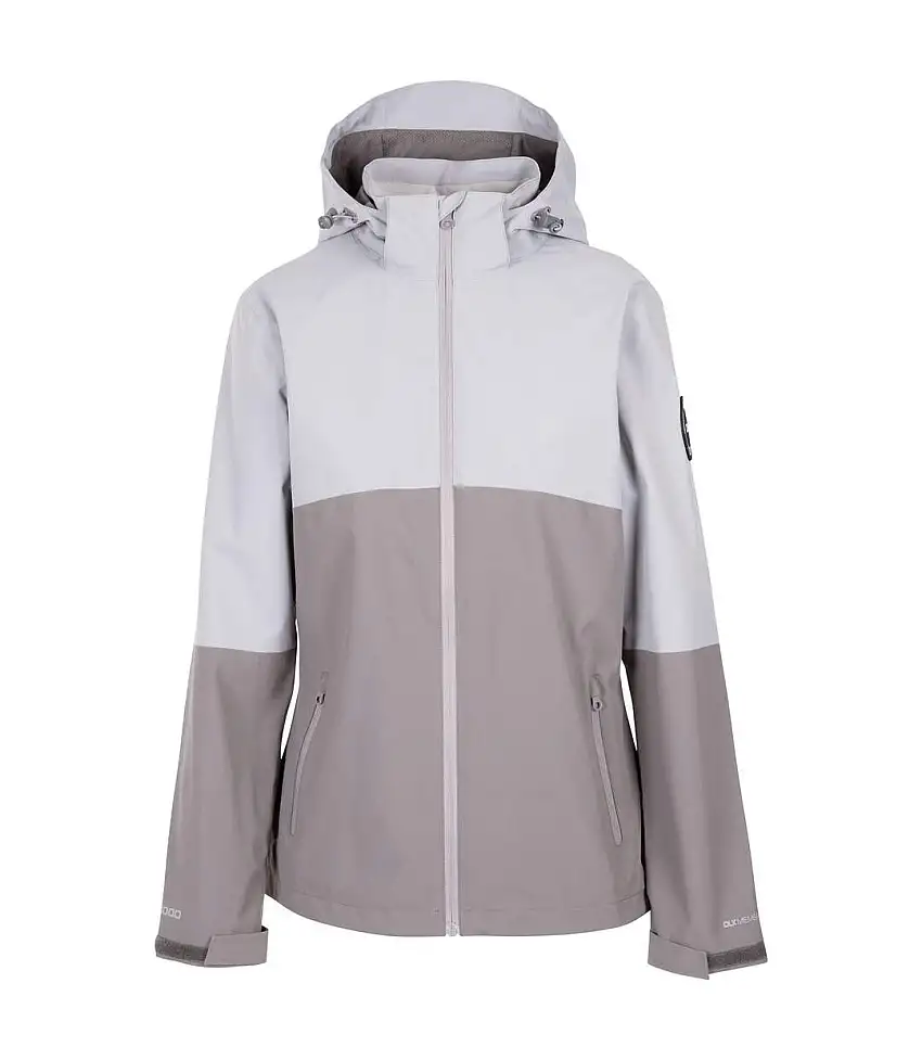 Womens/ladies Quincy Dlx Waterproof Jacket Platinum Trespass
