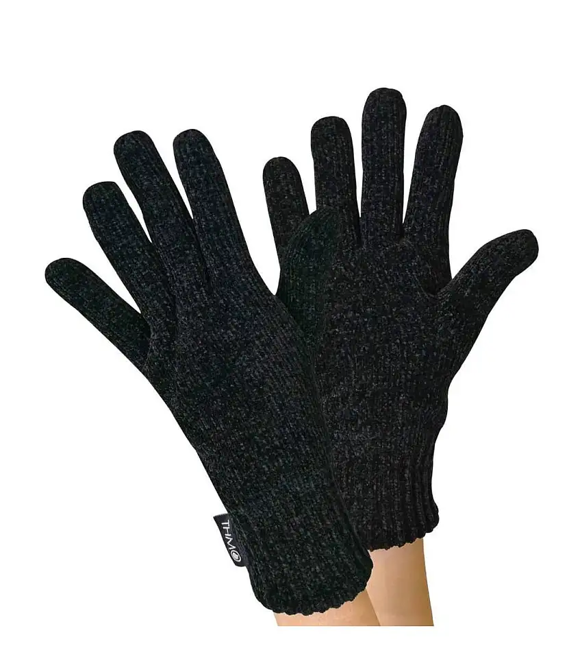 Ladies Outdoor Chenille 3M Fleece Lined Thinsulate Winter Gloves