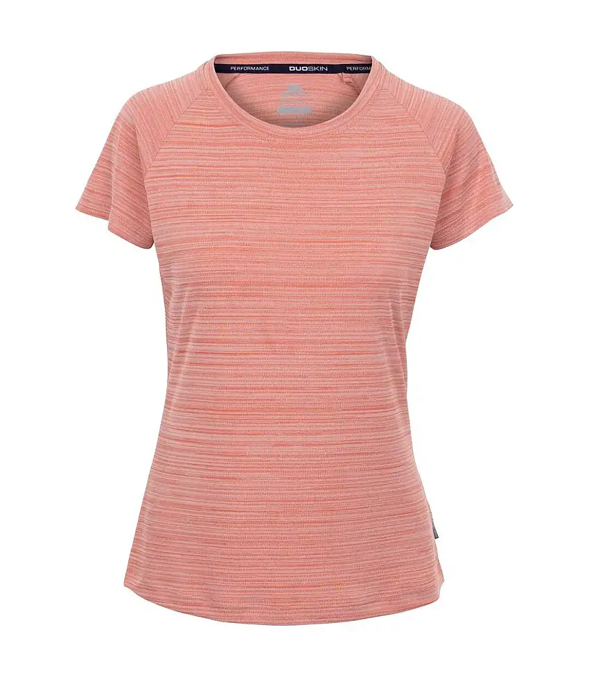 Womens/ladies vickland tp75 active t-shirt shell pink Trespass