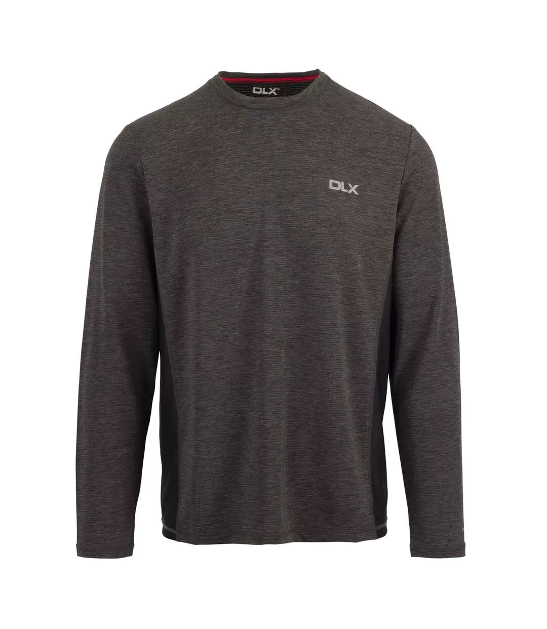 Mens Charlie Long-sleeved T-shirt Dark Grey Marl Trespass