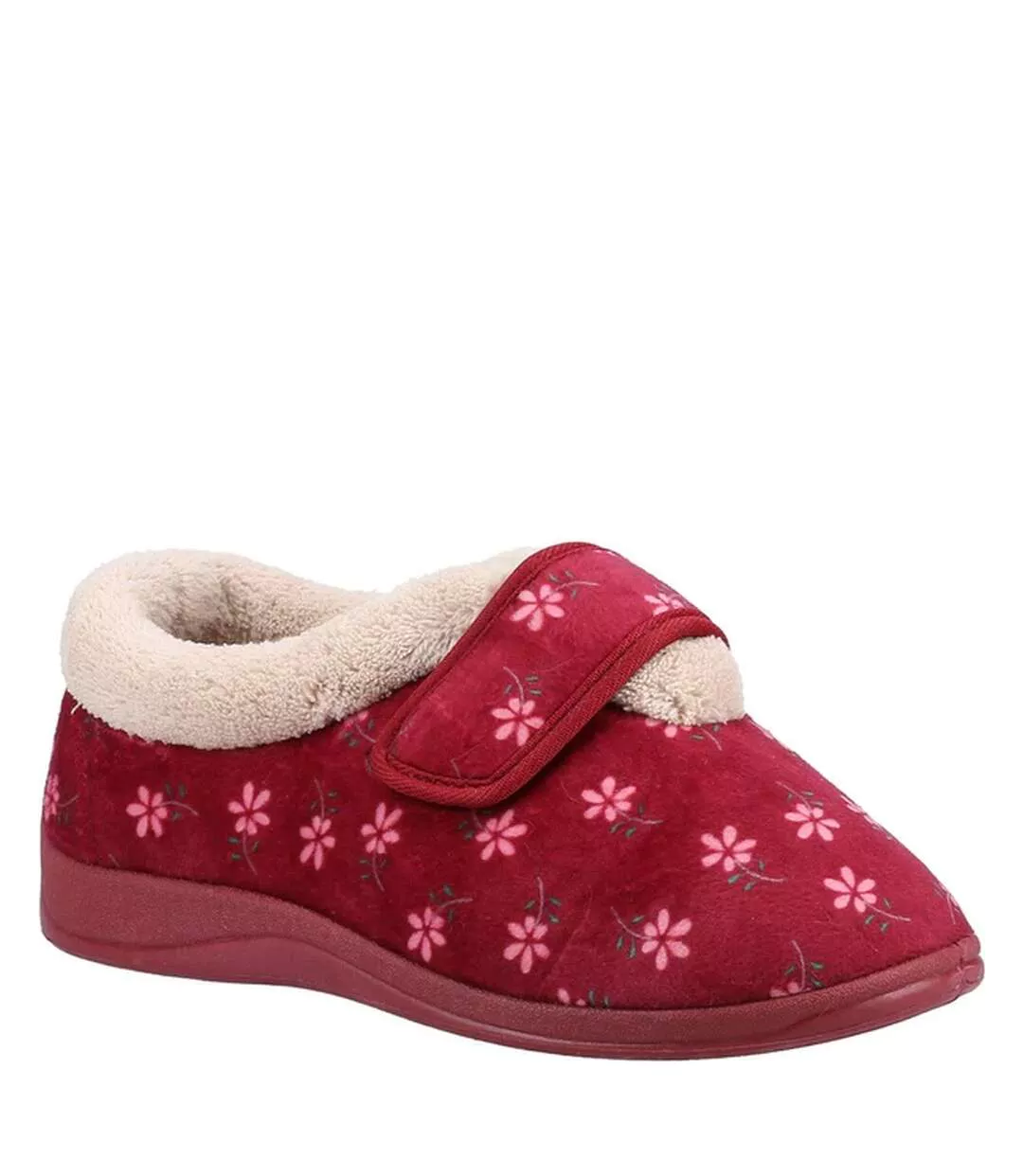 Womens/ladies Tunnis Slippers Berry Fleet & Foster
