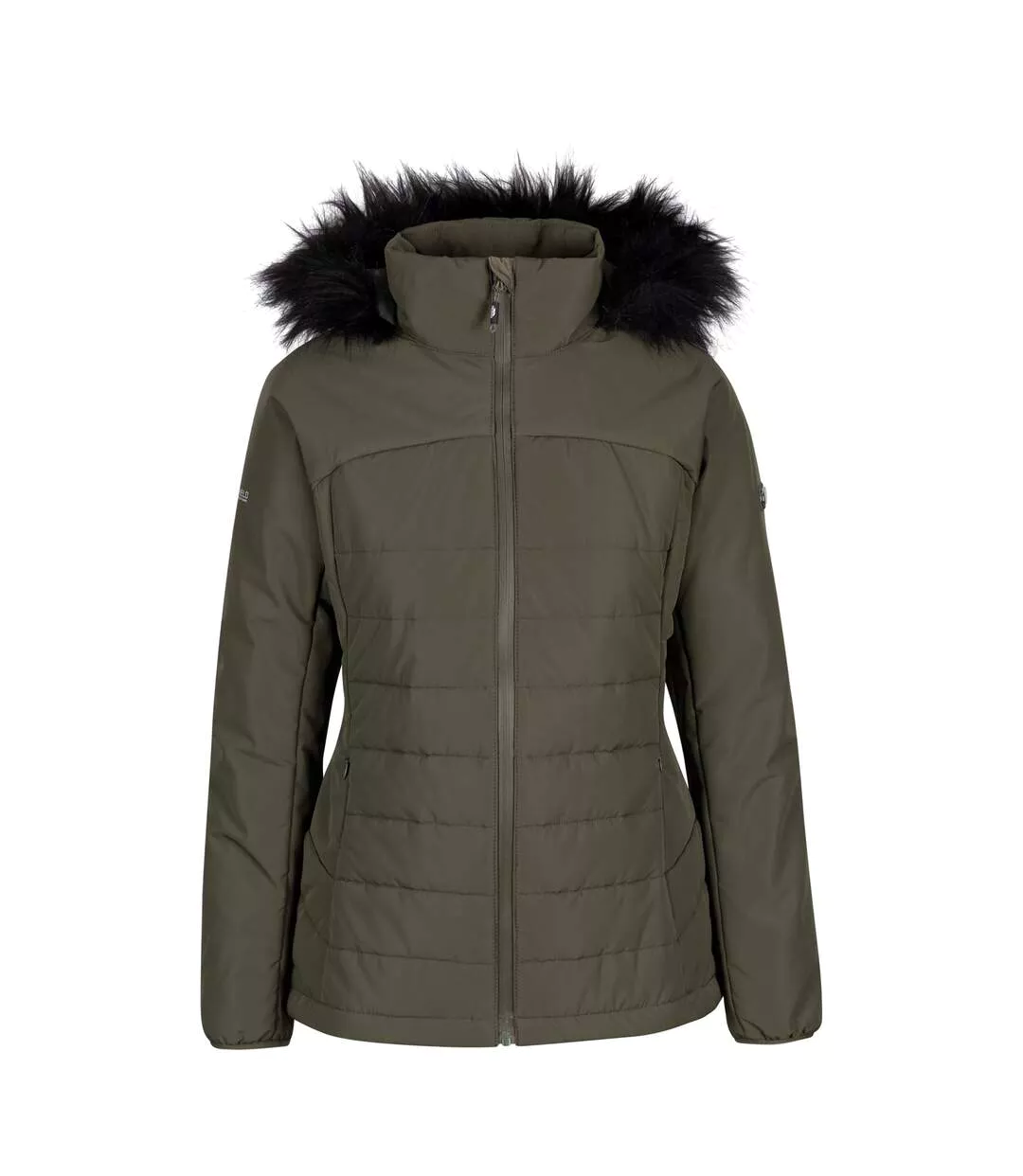 Womens/ladies Translate Padded Jacket Dark Vine Trespass
