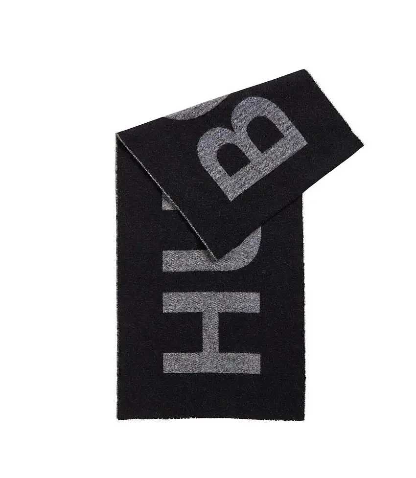 Armin Scarf One Size Black Hugo Boss