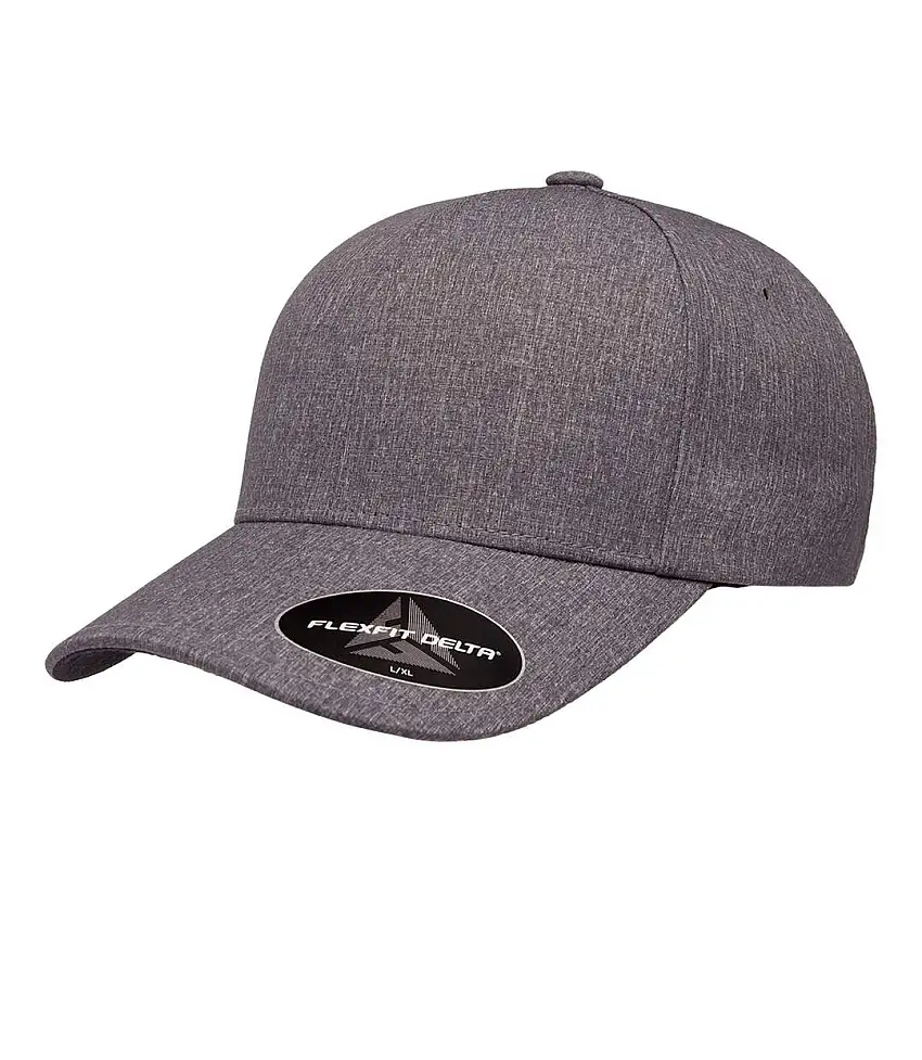 Unisex Adult Flexfit Delta Melange Carbon Baseball Blue Yupoong