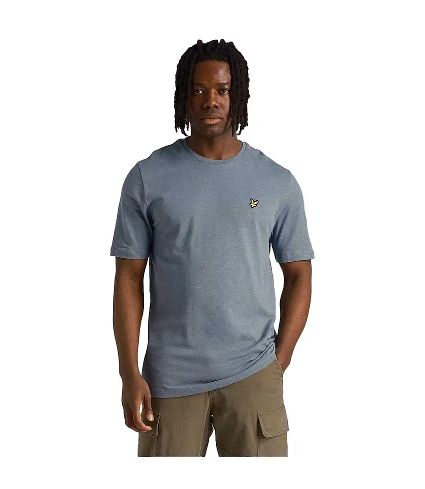 Mens Slub T-shirt Blue Lyle & Scott