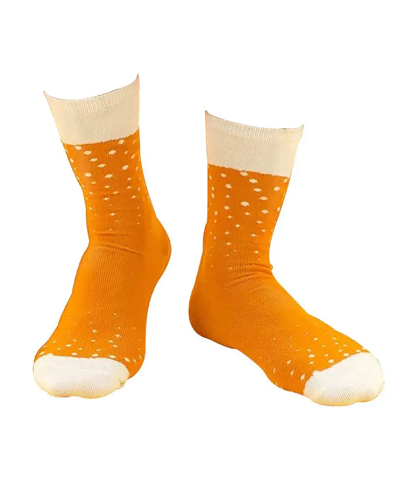 1 Pack Mens Beer Socks in a Can (Ale / Lager / Stout)