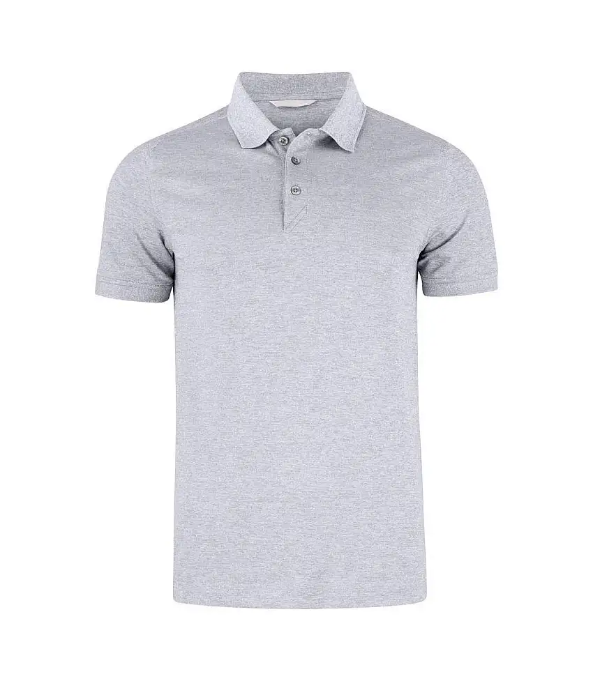 Mens Advantage Polo Shirt Grey Melange Cutter & Buck