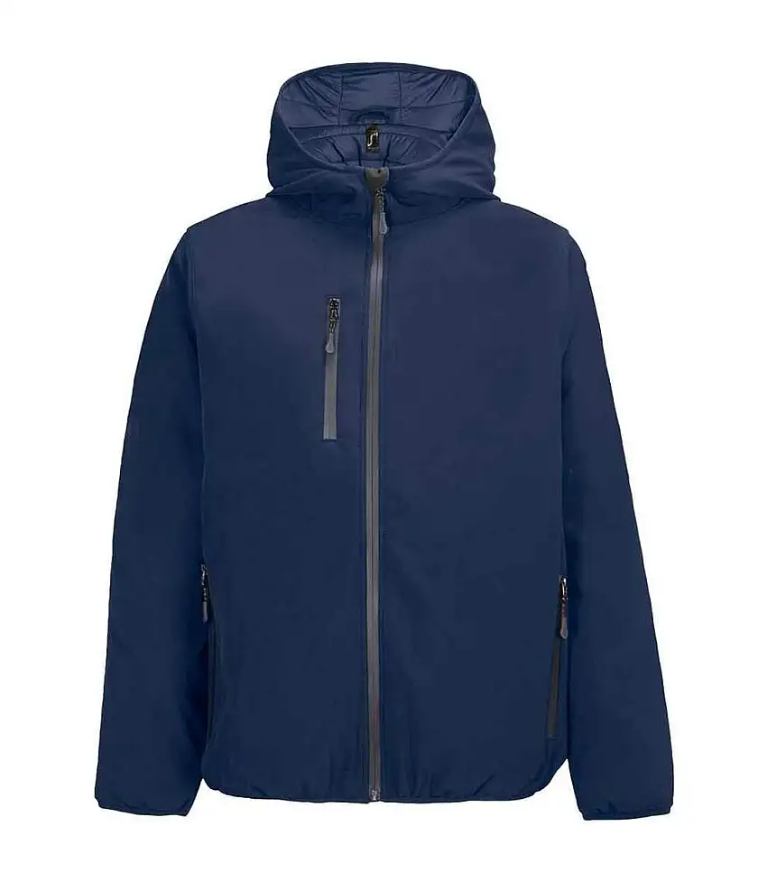 Mens Falcon Padded Soft Shell Jacket Abyss Blue SOLS