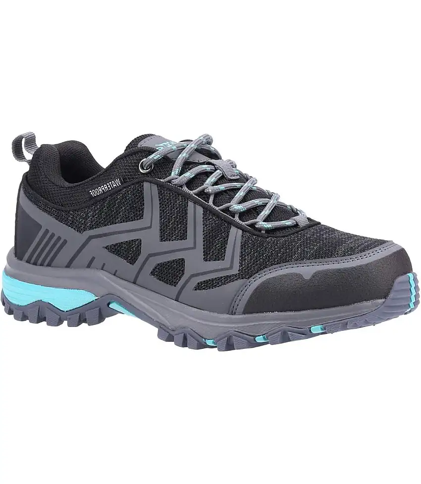 Womens/ladies Wychwood Low Wp Hiking Shoes Grey Cotswold