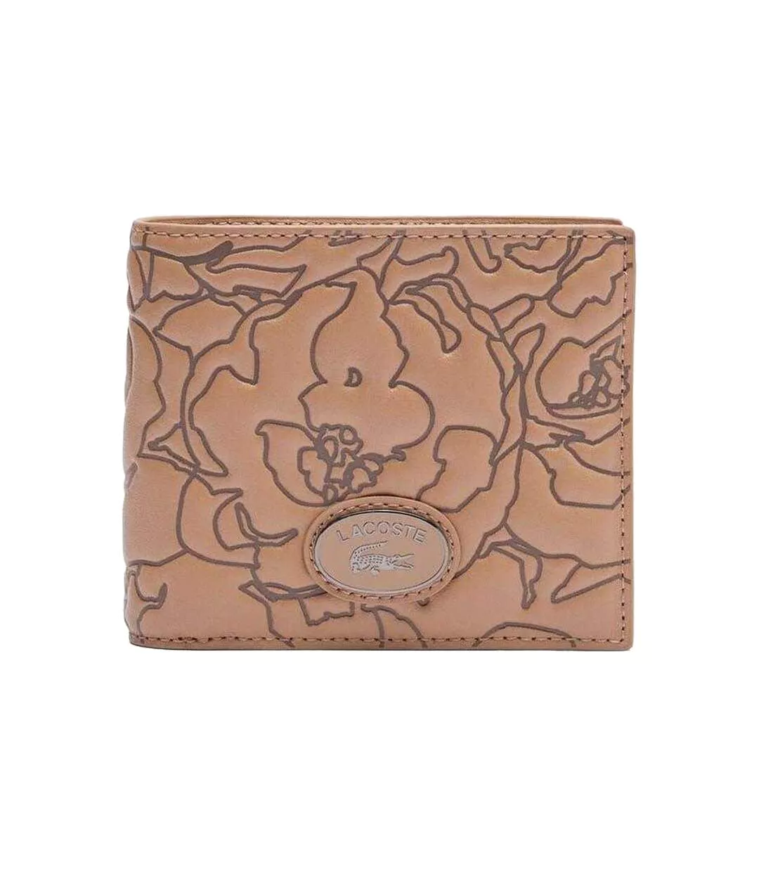 Holiday Billfold Leather Wallet One Size Brown Lacoste